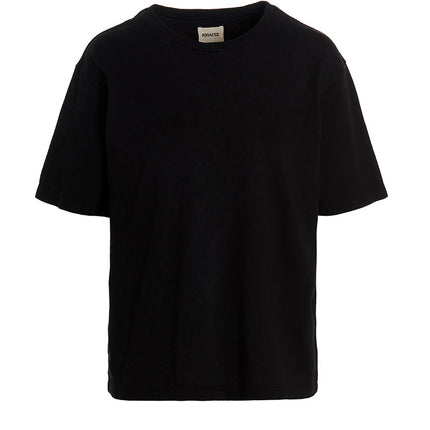 Khaite Black Cotton T-Shirt