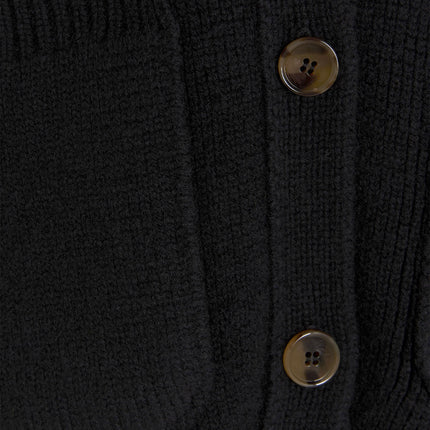 Khaite Black Cashmere Cardigan