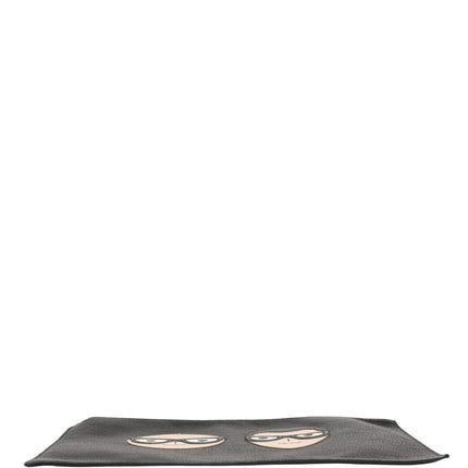 Dolce & Gabbana Black #DGFamily Embellished Leather Clutch Borse Bag