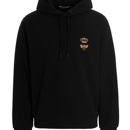 Dolce & Gabbana Black Cotton Sweatshirt