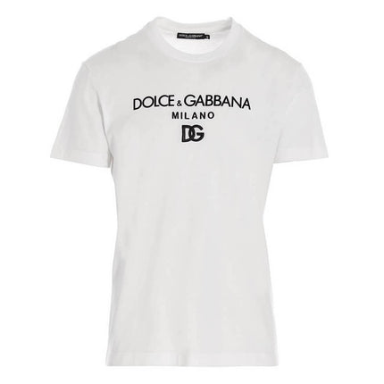 Dolce & Gabbana White Cotton T-Shirt