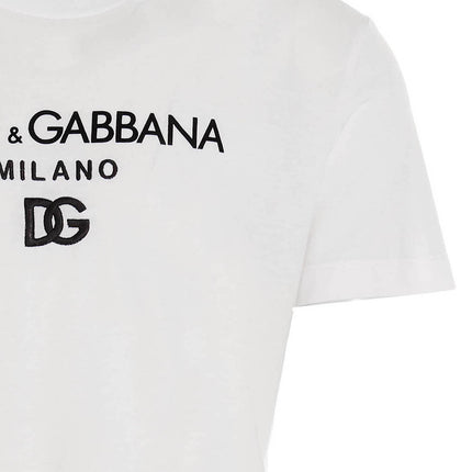Dolce & Gabbana White Cotton T-Shirt