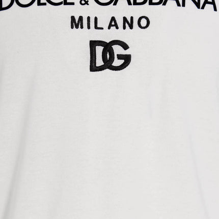 Dolce & Gabbana White Cotton T-Shirt