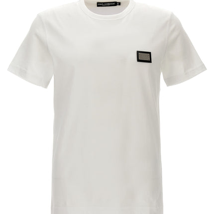 Dolce & Gabbana White Cotton T-Shirt