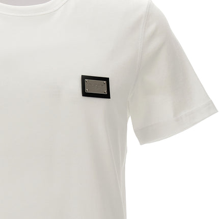 Dolce & Gabbana White Cotton T-Shirt