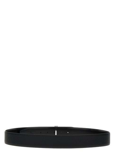 Tom Ford Black Calfskin Regular Belt