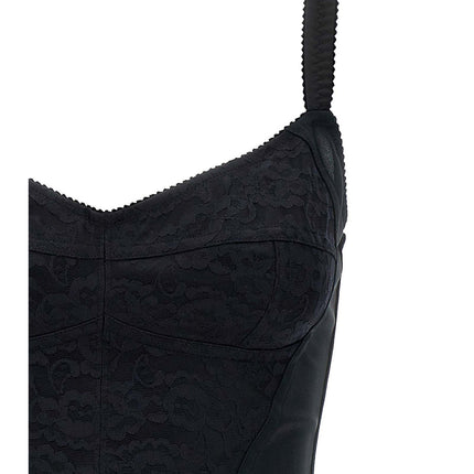 Dolce & Gabbana Black Polyester Short Dress