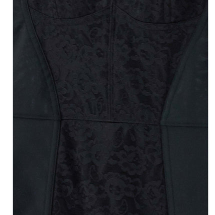 Dolce & Gabbana Black Polyester Short Dress