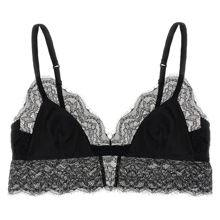 Dolce & Gabbana Black Silk Bra