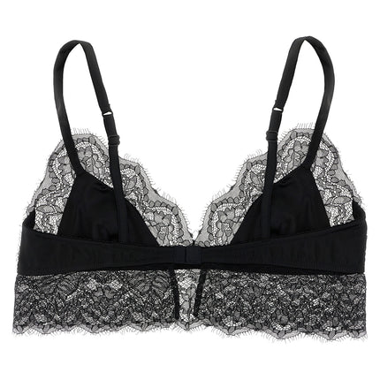 Dolce & Gabbana Black Silk Bra