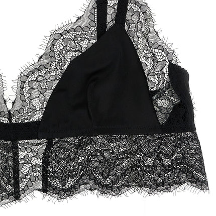 Dolce & Gabbana Black Silk Bra