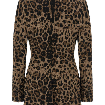 Dolce & Gabbana Brown Viscose Blazer