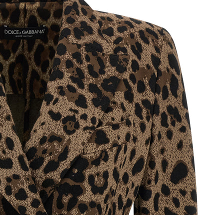 Dolce & Gabbana Brown Viscose Blazer