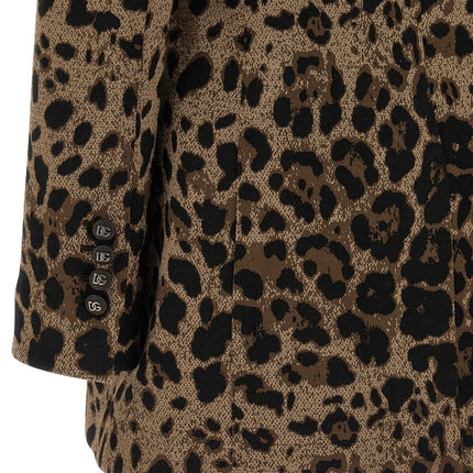 Dolce & Gabbana Brown Viscose Blazer