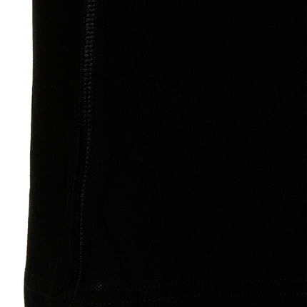 Dolce & Gabbana Black Cotton Polo Shirt