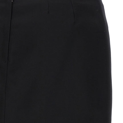 Dolce & Gabbana Black Viscose Long Skirt
