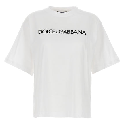 Dolce & Gabbana White Cotton T-Shirt