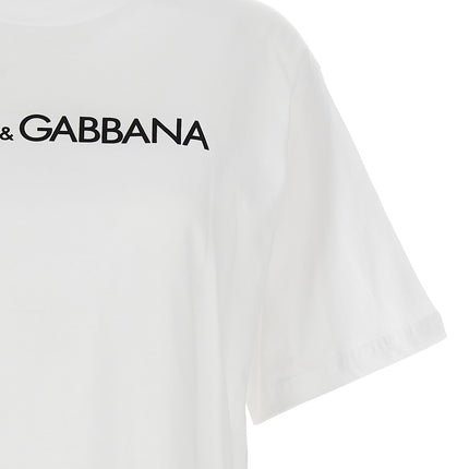 Dolce & Gabbana White Cotton T-Shirt