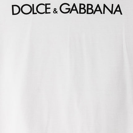 Dolce & Gabbana White Cotton T-Shirt