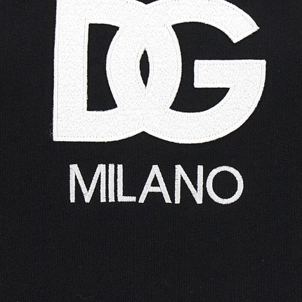 Dolce & Gabbana Black Cotton Hoodie