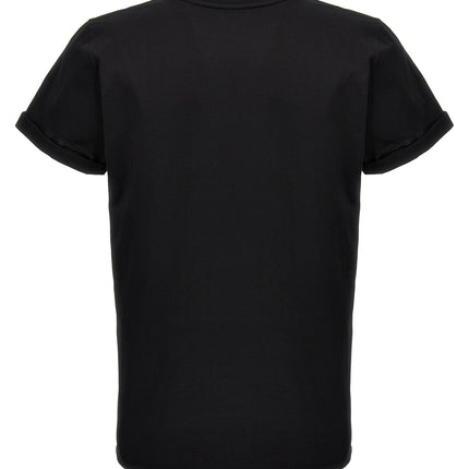 Saint Laurent Black Cotton T-Shirt