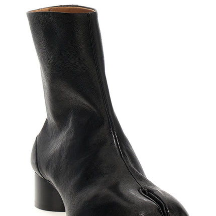 Maison Margiela Black Lamb Leather Ankle Boots