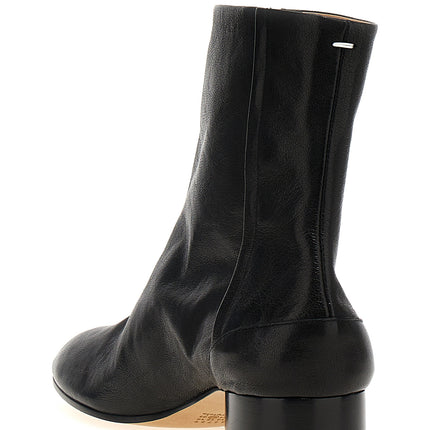 Maison Margiela Black Lamb Leather Ankle Boots