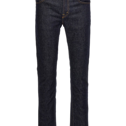 Department 5 Blue Cotton Jeans Denim