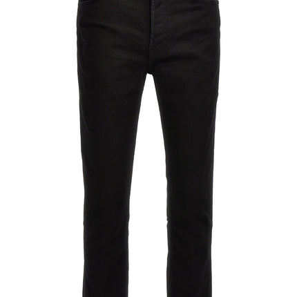 Department 5 Black Cotton Skinny Jeans