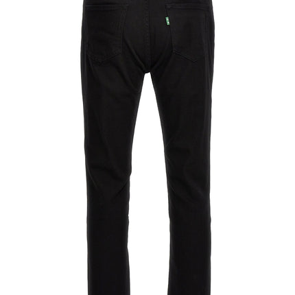 Department 5 Black Cotton Skinny Jeans