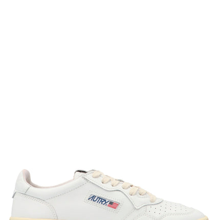 Autry White Cowhide Sneakers