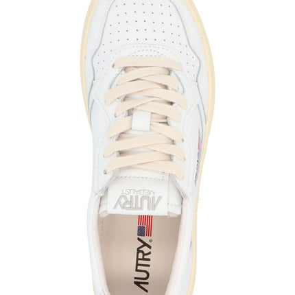 Autry White Cowhide Sneakers
