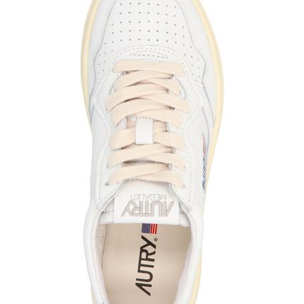 Autry Bicolor Cowhide Low Top Sneakers