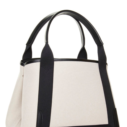 Balenciaga Bicolor Canvas Tote Bag