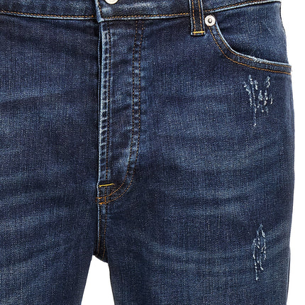 Department 5 Blue Cotton Jeans Denim