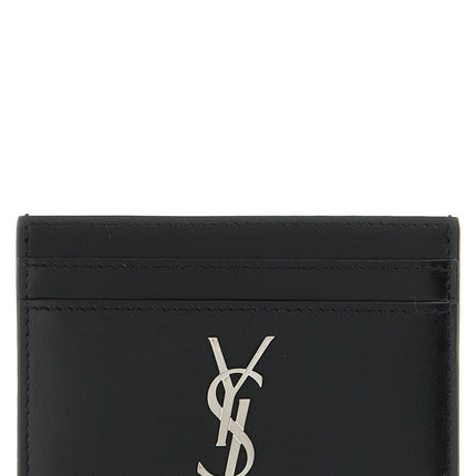 Saint Laurent Black Calfskin Cardholder