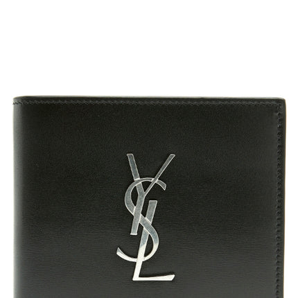 Saint Laurent Black Leather Wallet