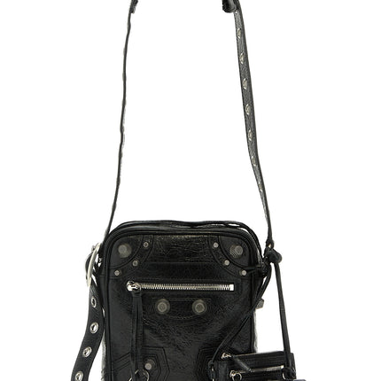 Balenciaga Black Lamb Leather Crossbody Bag