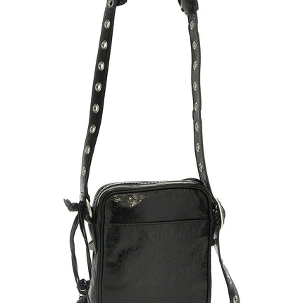 Balenciaga Black Lamb Leather Crossbody Bag