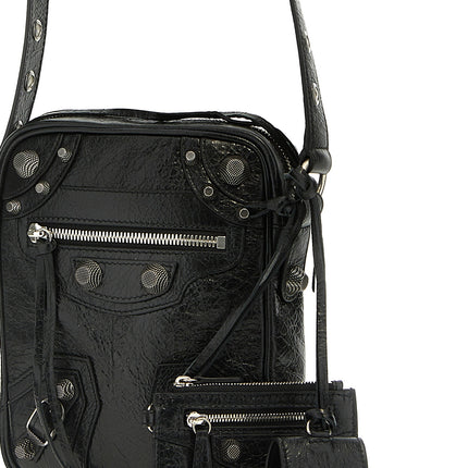 Balenciaga Black Lamb Leather Crossbody Bag