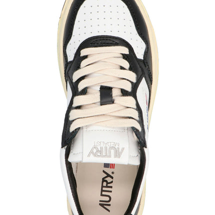 Autry Bicolor Cowhide Low Top Sneakers
