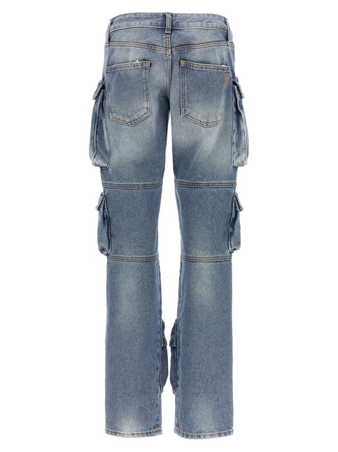 The Attico Blue Cotton Jeans Denim