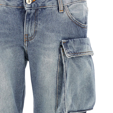 The Attico Blue Cotton Jeans Denim