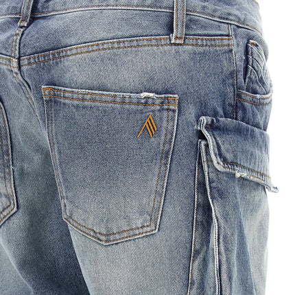 The Attico Blue Cotton Jeans Denim