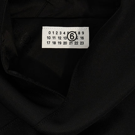 MM6 Maison Margiela Black Polyester Shoulder Bag