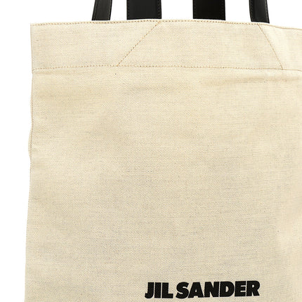 Jil Sander Bicolor Cotton Tote Bag