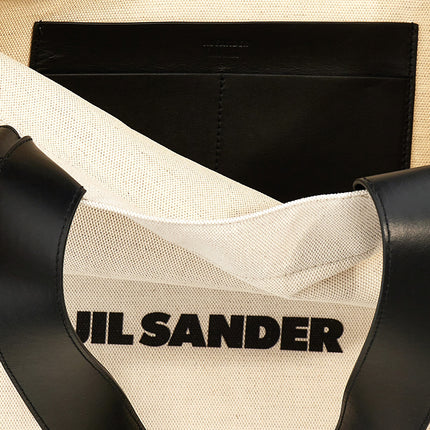 Jil Sander Bicolor Cotton Tote Bag