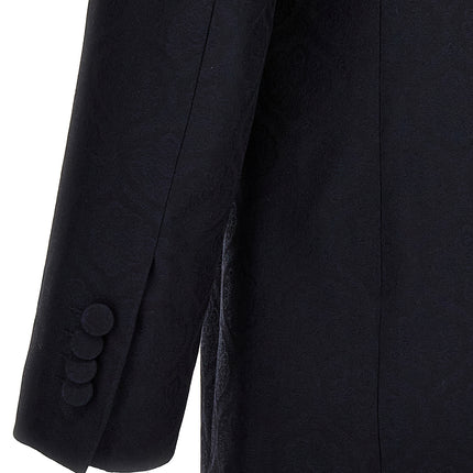 Etro Blue Cotton Blazer