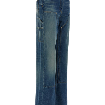 Givenchy Blue Cotton Flared Jeans