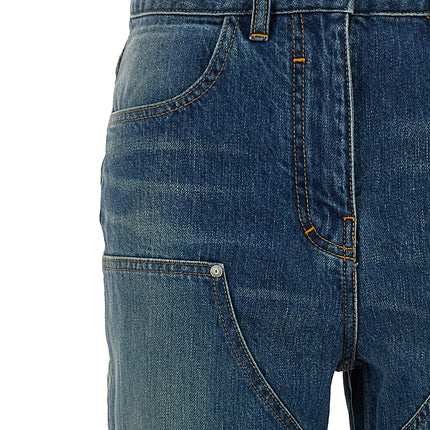 Givenchy Blue Cotton Flared Jeans